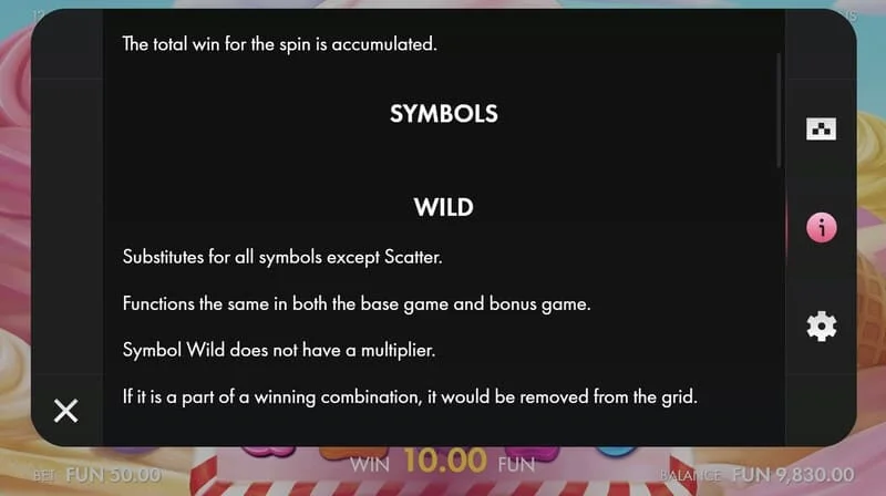 Sugar Wins – saldūs lošimo automato simboliai